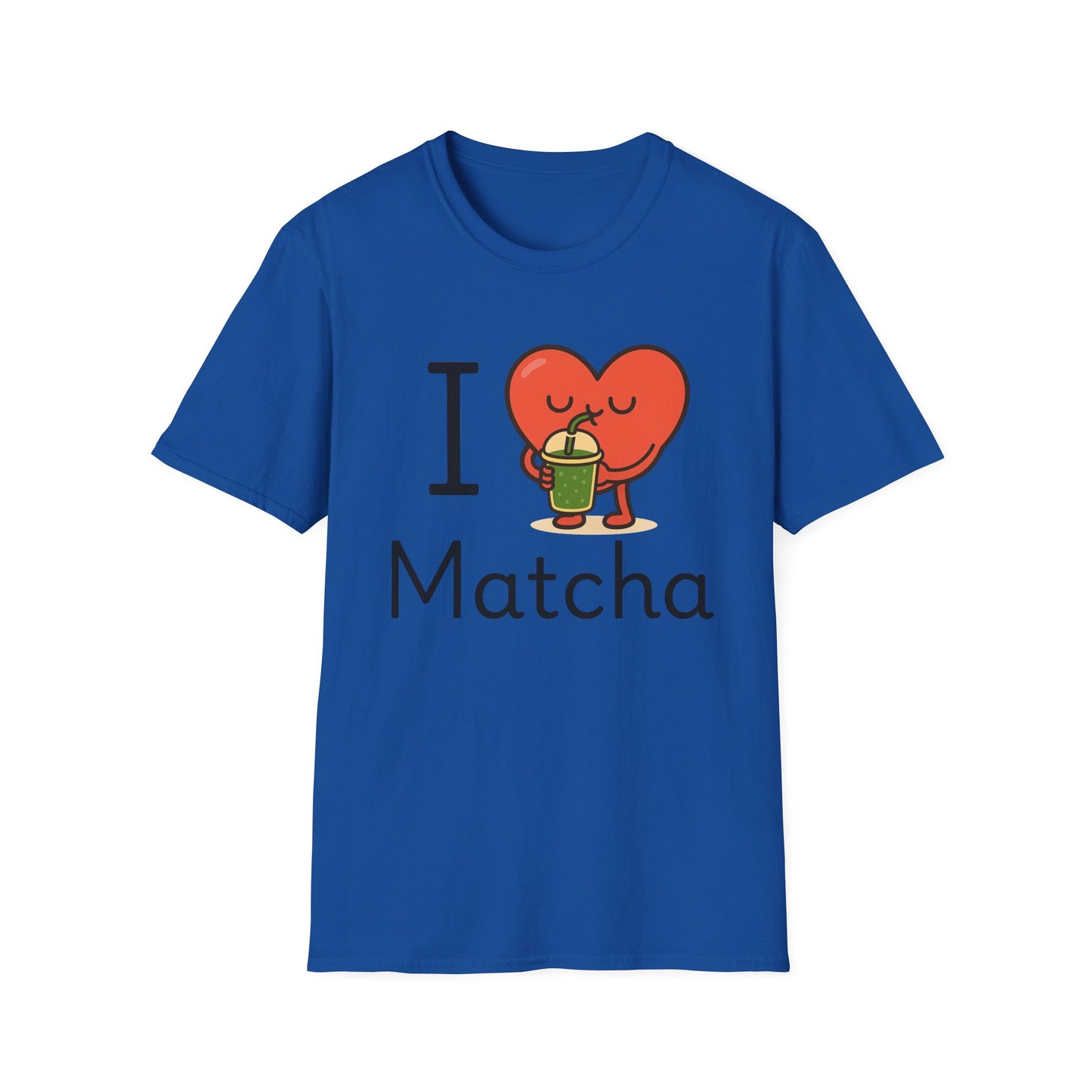 I Love Matcha T-Shirt – Cute Heart Drinking Matcha Tee | Matcha Lover Gift