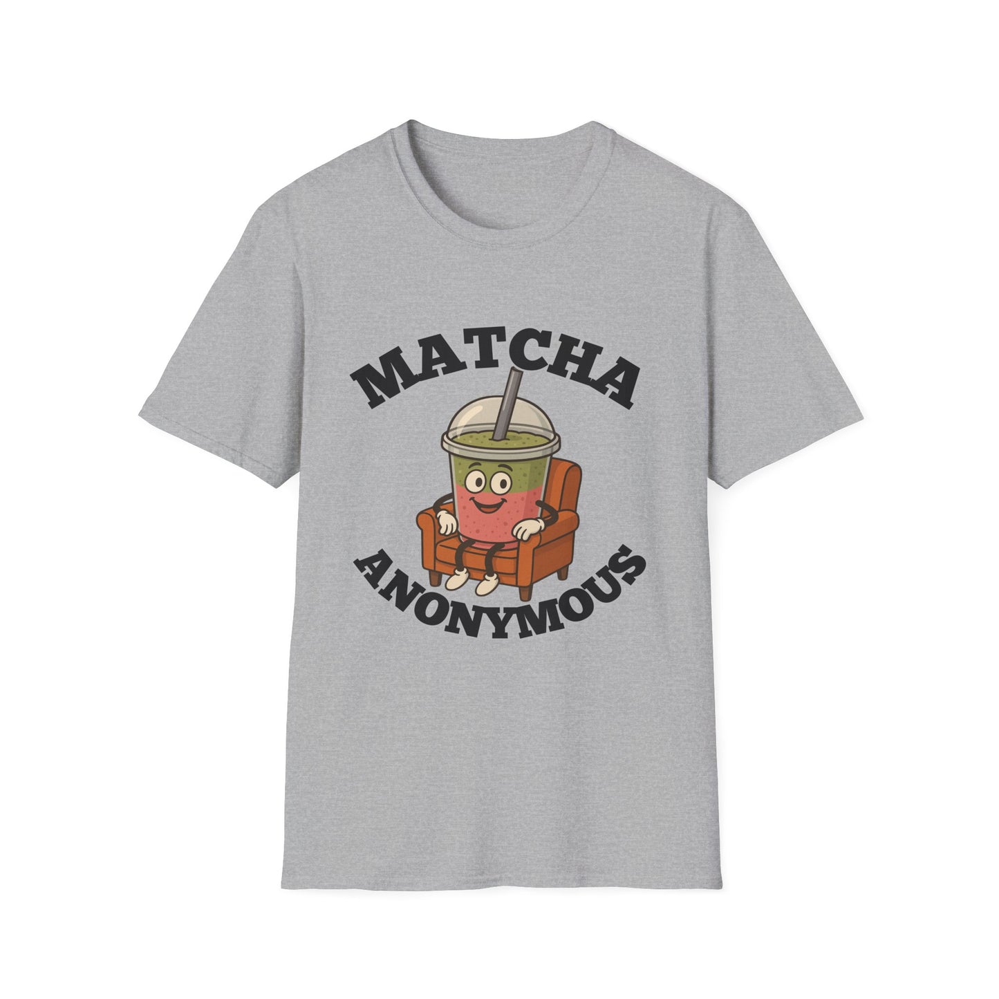 Matcha Anonymous Funny T-Shirt – Cute Green Tea Graphic Tee for Matcha Lovers