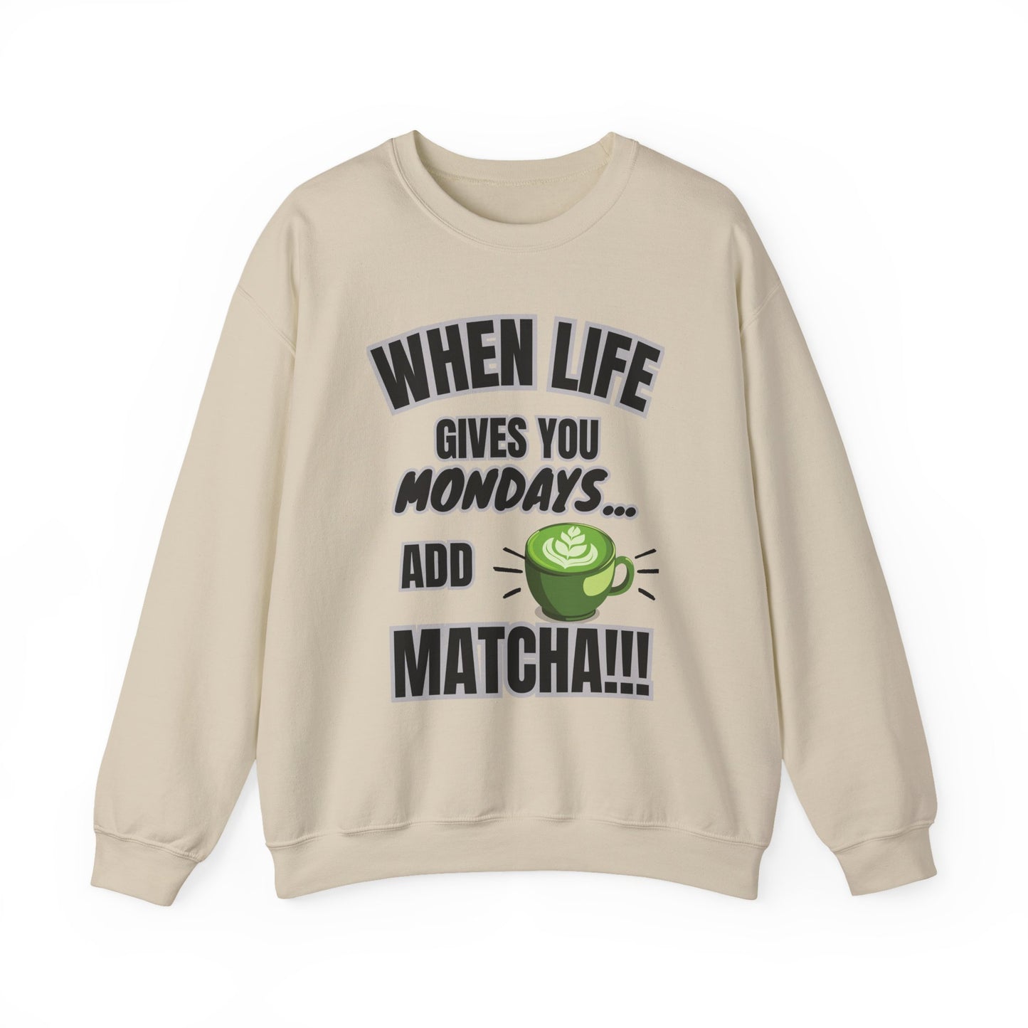 When Life Gives You Mondays, Add Matcha Tee – Funny Matcha Latte Aesthetic Shirt for Matcha Lovers Lovers, Funny Gift for Matcha Lovers