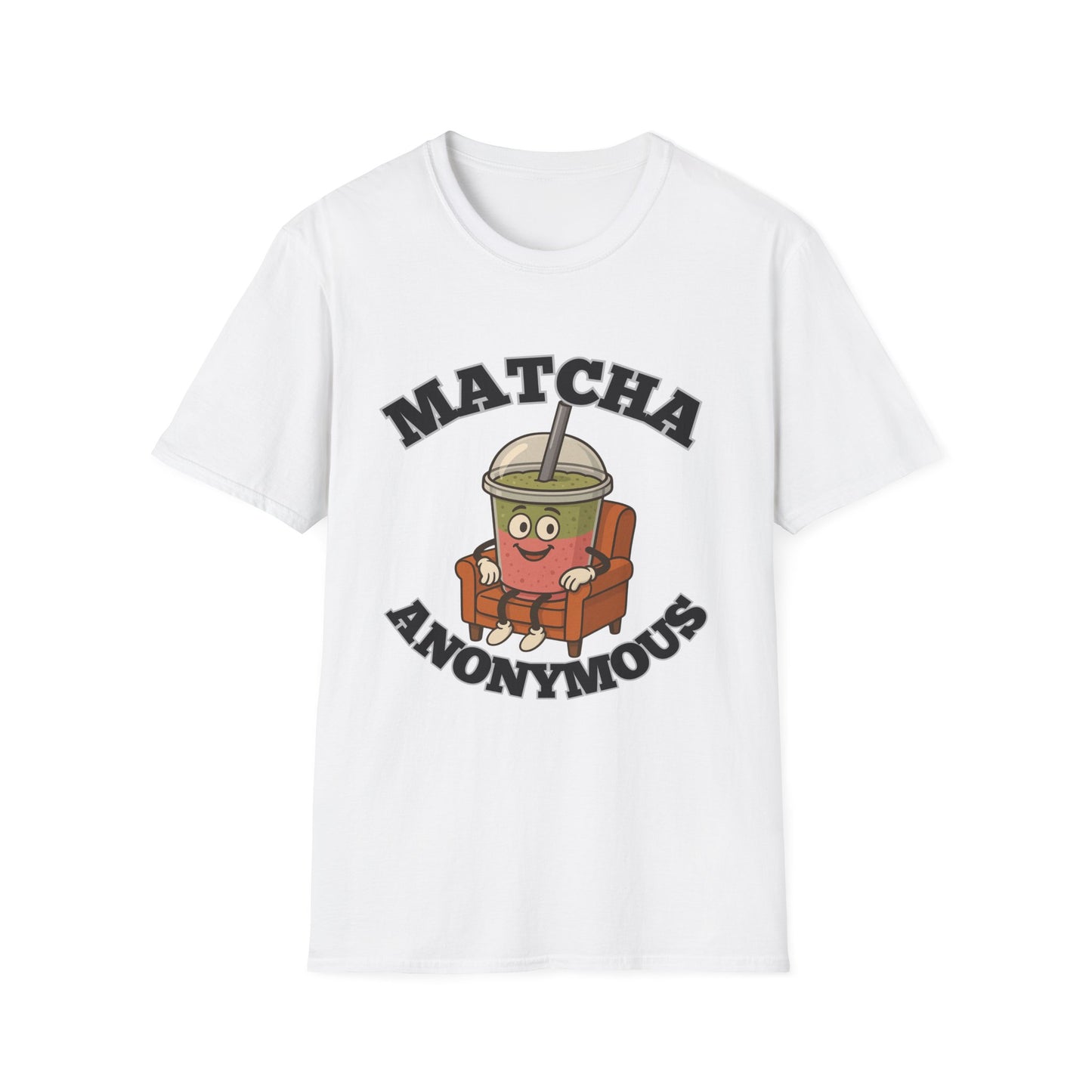Matcha Anonymous Funny T-Shirt – Cute Green Tea Graphic Tee for Matcha Lovers