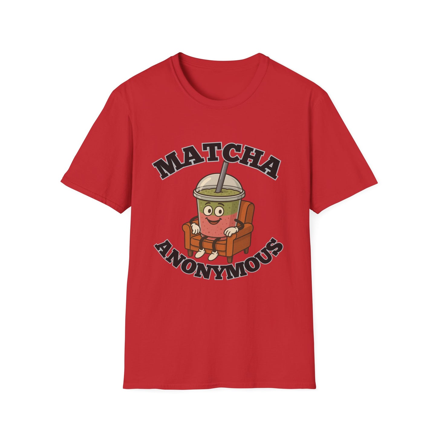 Matcha Anonymous Funny T-Shirt – Cute Green Tea Graphic Tee for Matcha Lovers