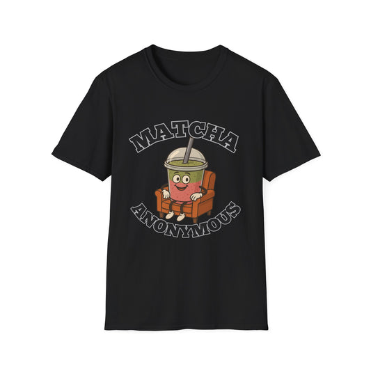 Matcha Anonymous Funny T-Shirt – Cute Green Tea Graphic Tee for Matcha Lovers